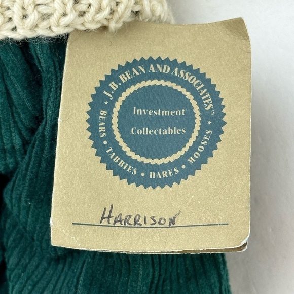 Vtg Boyd’s Bear Bean Bag Stuffed Bear Collectible Posable with BearWear Outfit - Picture 10 of 13